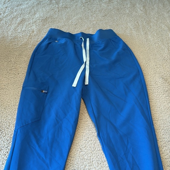 FIGS Zamora High Waisted Jogger Scrub Pants for Women Blue Joggers SZ S - Picture 2 of 6